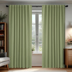 Deconovo Blackout Curtains for Bedroom, Living Room Curtains 84 Inches Long