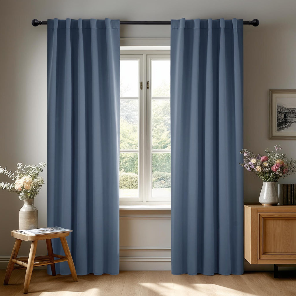 Deconovo Blackout Curtains for Bedroom, Living Room Curtains 72 Inches Long
