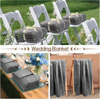 4 Pack Fleece Throw Blankets 50x60 Inches - Oeko-Tex Certified 100, 270 GSM Ultra Soft Plush for Bed, Couch and Cozy Gifts. 3D Waffle Texture, No Shedding No Pilling All Season (Dark Gray)