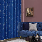 Deconovo Living Room Curtains 90 Inches Long, Blackout Curtains for Bedroom
