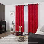 Deconovo Living Room Curtains 84 Inches Long, Blackout Curtains for Bedroom