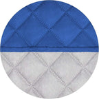 PureFit Reversible Quilted Sofa Cover, Water Resistant Slipcover Furniture Protector, Washable Couch Cover with Non Slip and Elastic Straps for Kids, Pets (Sofa, Classic Blue/Ivory)