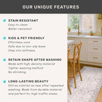 Hazo Haus Boho Light Grey Living Room Rug 10x14 - Modern Vintage Eclectic Floral Pastel Neutral Taupe, Washable Low Pile Non-Slip Extra Large Area Rugs for Dining Under Table Bedroom Lounge