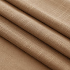 Jolilight Brown Curtains for Living Room Back Tab Modern Farmhouse Semi Sheer Curtains 132 inches Long 2 Panels Set Muted Neutral Window Curtain for Dining Room Bedroom 52x132