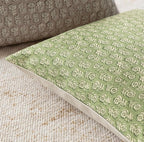 Foindtower Set of 2 Decorative Vintage Floral Print Throw Pillow Covers Neutral Modern Farmhouse Cushion Covers Boho Home Decor for Sofa Chair Couch Bedroom Living Room Outdoor,18×18 Inch,Lime Green