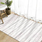Nakagishi Boho 3x5 Area Rug Living Room Rugs Machine Washable Gray