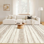 Nakagishi Boho 6x9 Area Rug Living Room Rugs Machine Washable Brown