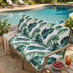 hyha Printed Couch Cushion Covers, Sofa Covers Washable for 3 Cushion Couch