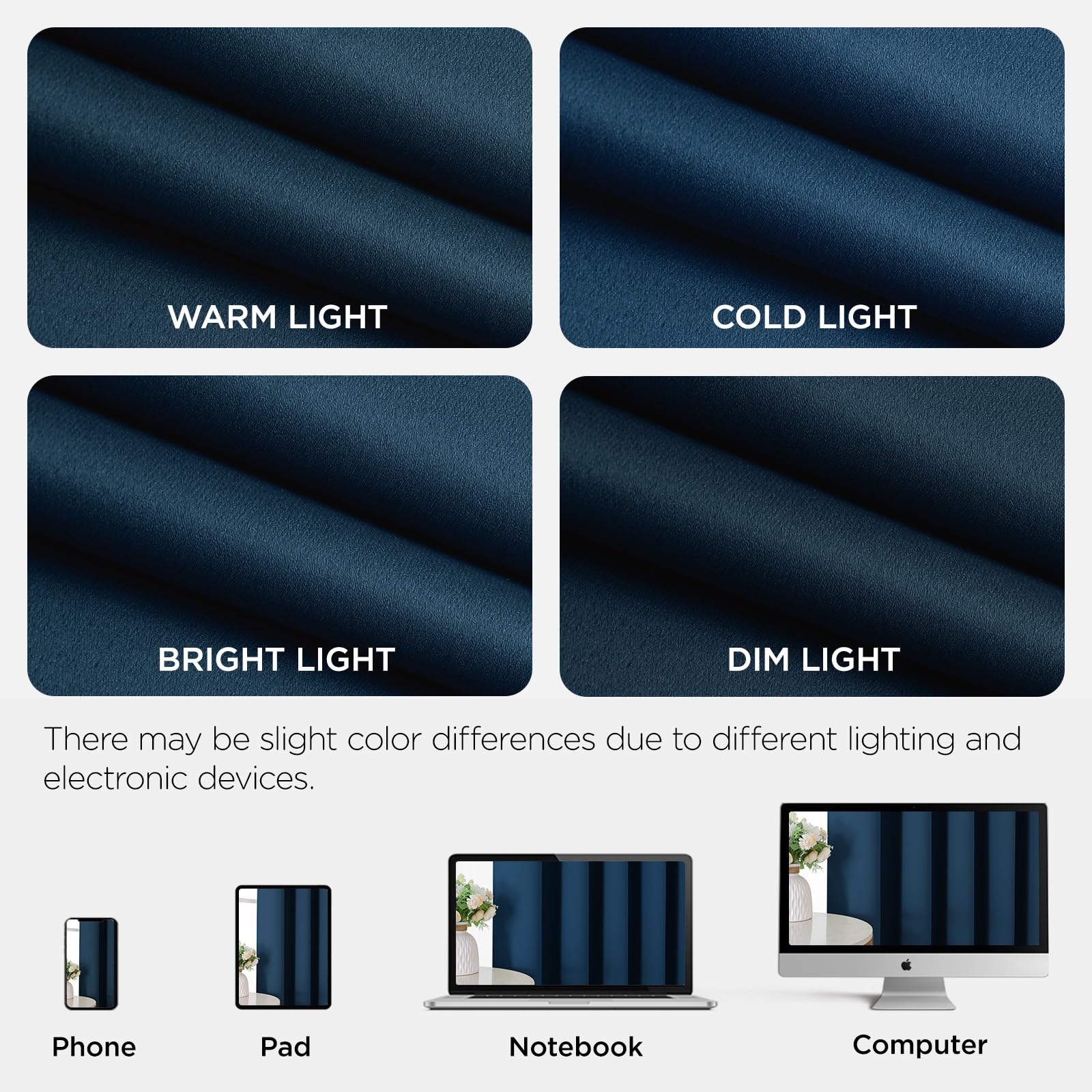 Joydeco Blackout Patio Sliding Door Curtains, Privacy Room Divider Curtains