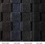Exclusivo Mezcla Fleece Throw Blanket for Couch,Super Soft and Warm Lightweight Checkered Pattern Blankets for All Seasons, 50x60 Inches, Black