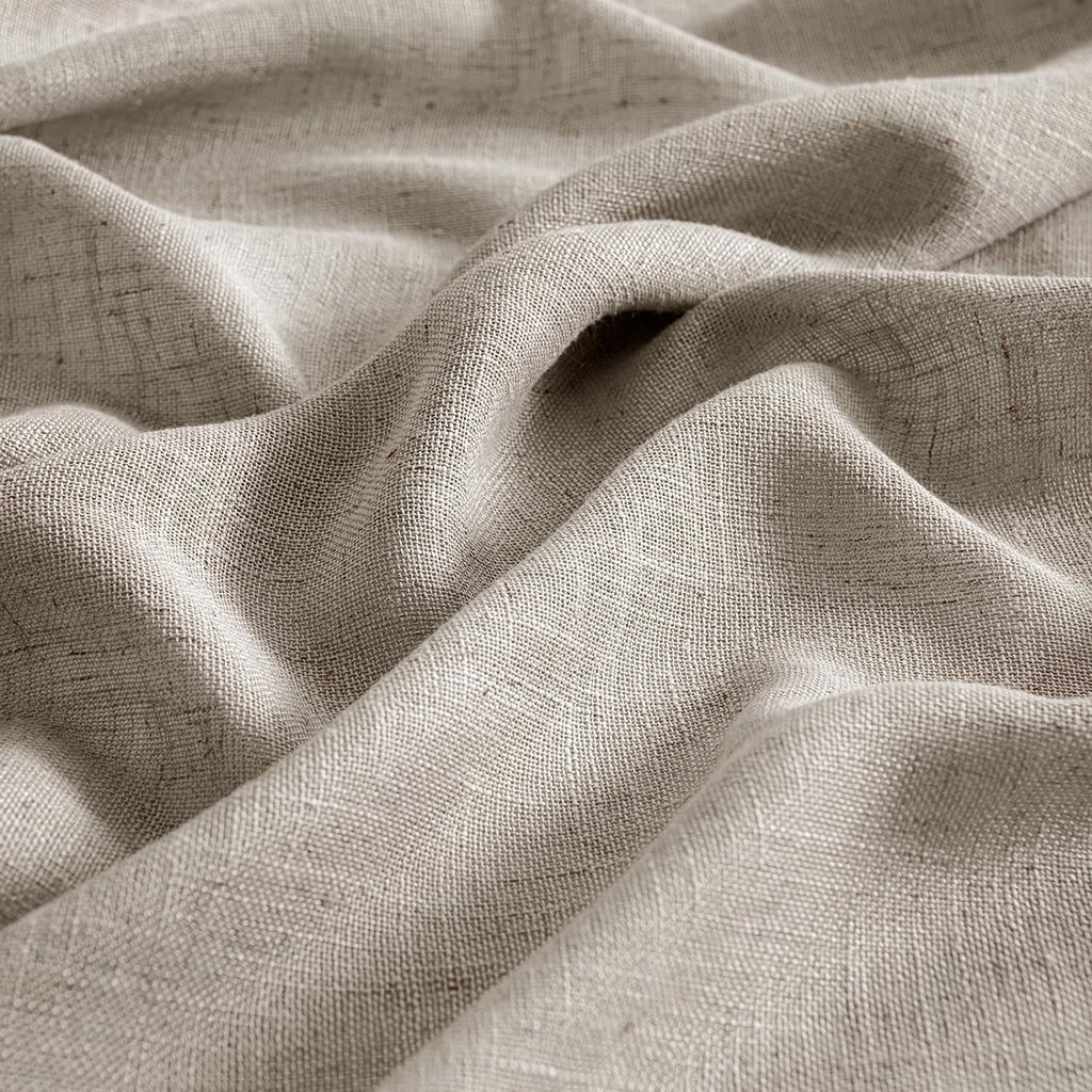 MIULEE Burlywood Birch Linen Curtains 52x96 Inch Long 2 Panels for Bedroom
