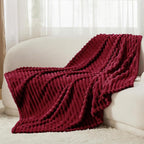 Bedsure GentleSoft Red Twin Blanket for Bed - Cozy Soft Blankets for Women, Cute Large Throws for Girls, 66x90 Inches