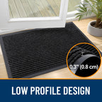 OLANLY 2-Pack Front Door Mats 59x34, Waterproof Heavy-Duty Doormats