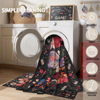 Babovid Black Brown Floral Hallway Runner Rug 2x8 for Bedroom Kitchen