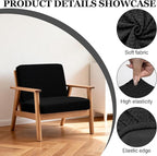 4Pcs Patio Stretch Cushion Covers,Outdoor Sofa Replacement Cover Slipcovers for Patio Furniture Cushion Covers, Washable Reusable Furniture Protector