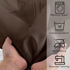 OWENIE Sheer Curtains, Chocolate Sheer Curtains 78 inch Length 2 Panels Set, Rod Pocket Voile Fimly Sheer Drapes for Living Room/Bedroom, 2pcs, Each 42" W x 78" L