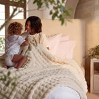 Bedsure 3D Fleece Bubble Blanket - GentleSoft Beige Queen Blanket for Bed Sofa Room Decor - Luxury Soft Cozy Gifts for Kids Girls, Lightweight, All Seasons, Beige, 90"×90"