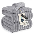 Bedsure Soft Cal Size Blanket for Bed Beige 102"x96"