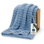 Bedsure Soft Twin Blanket for Bed Decor Gifts Grey 60"x80"