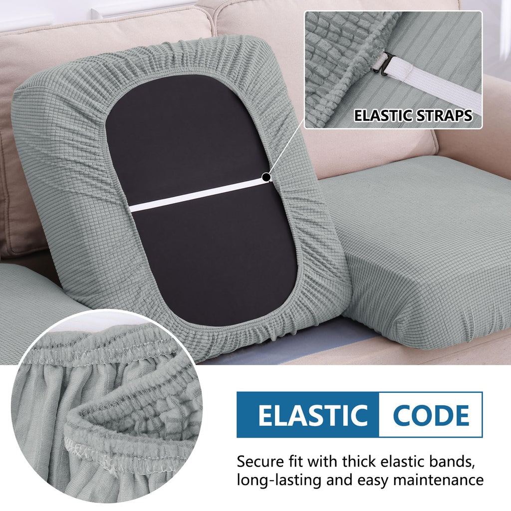 hyha Waterproof Couch Cushion Covers for Pets, Non Slip Sofa Seat Cover