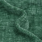 CaliTime Christmas Throw Pillow Covers Decorative 18 X 18 Inches Pack of 2 Cozy Chenille Cushion Cases for Couch Sofa Bed Living Room Home Dark Green
