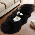 Ciicool Ultra Soft Faux Sheepskin Fur Rug 2x6 Feet Fluffy Rug for Bedroom