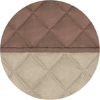 PureFit Reversible Quilted Sofa Cover, Water Resistant Medium Slipcover Furniture Protector, Washable Couch Cover with Non Slip Foam and Elastic Straps for Kids, Dogs, Pets (Loveseat, Brown/Beige)