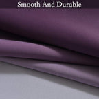 SimpleHome Ombre Room Darkening Curtains for Bedroom, Gradient Purple to Grey White Light Blocking Thermal Insulated Grommet Window Curtains/Drapes for Living Room,2 Panels, 52x84 inches Length