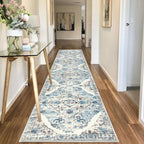 HEBE Hallway Runner Rug 2'8''x12', Washable Non Slip Kitchen Rug Runner