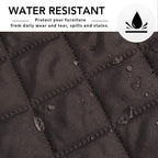 Easy-Going L Shape Sofa Slipcover Sectional Couch Cover - Reversible & Pet-Friendly (X-Large, Chocolate/Chocolate)