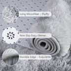 Chicrug Soft Runner Rugs for Bedroom Living Room Plush Fluffy Rug 2x10