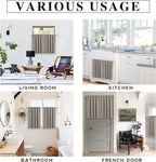 RYB HOME Short Blackout Curtains for Bedroom, Room Darkening Insulated
