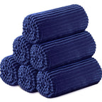 Buryeah 12 Pcs Flannel Blankets Bulk,Fall Outdoor Wedding, Rosewood Pink