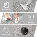 8x10 Fluffy Area Rugs for Living Room,Shag Area Rug for Bedroom,Grey Soft Fuzzy Rug Non-Shedding Indoor Plush Carpet for Kids Bedroom Nursery Home Decor