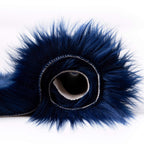 Ashler faux fur rug, Fluffy Shaggy Area Rug Ultra Soft 3 x 5 Feet Rectangle Fur Rug Navy Blue Fuzzy Rug Machine Washable Shag Rug, Nursery Decor Throw Rugs for Bedroom, kids room, Living Room