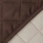 Recliner Chair Covers Reversible Sofa Couch Cover for Pets Lazy Boy Furniture Protector(23''Chair,Chocolate/Beige)