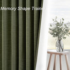 Topfinel Long Curtains for Living Room Custom 105 Inch,Sun Blocking Elegant Internet Farmhouse Curtains Burg for Bedroom Aesthetic Thermal Blackout Drapes Fabric Thick 2panels Back Tab Hooks Pleated