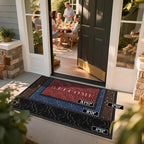 Yimobra Welcome Door Mat, 29.5 x 17 in, Black