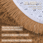 OLANLY 9x12 Machine Washable Large Area Rugs for Living Room, Bedroom, Soft Fluffy Shaggy Bedside Rug, Indoor Floor Carpet for Kids Girls and Boys, Dorms, Home Decor Aesthetic, Khaki