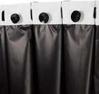 Amazon Basics Portable Blackout Curtain Shade with Suction Cups, Noise Reducing, Energy Saving, 50"W x 78"L, White, 2-Pack