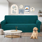 U-NICE HOME Stretch Couch Cover Sofa Cover Sofa Slipcover Furniture Protector for 3 Cushion Couch Sofa Pet Friendly(Sofa, Blue)