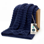 Bedsure Soft Twin Blanket for Bed Decor Gifts Grey 60"x80"