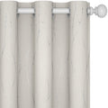 Deconovo Living Room Curtains 63 Inches Long, Blackout Curtains for Bedroom