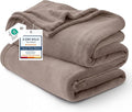 Bedsure GentleSoft Fleece Throw Blanket for Couch Mocha Brown - Lightweight Plush Fuzzy Cozy Soft Blankets and Throws for Sofa, 50x60 inches