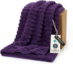 Bedsure GentleSoft Purple Throw Blanket for Couch - Super Soft Cozy Blankets for Women, Cute Small Blanket for Girls, 50x70 Inches