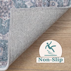 SERISSA 5x7 Washable Non Slip Floral Boho Area Rug for Living Room