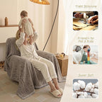 MYSKY HOME Oversized Armchair Couch Cover for 1 Cushion Couch, Washable Sofa Protector, Chair Couch Covers Sofa Covers Sofa Throws Sofa Slipcovers Futon Cover for Pet, Kid, 71"X91", Sand