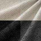 MIULEE Pack of 4 Halloween Couch Throw Pillow Covers 20x20 Inch Neutral Cream/Grey Soft Decorative Chenille Pillow Covers Farmhouse Accent Cushion Covers for Boho Home Decor Sofa Bedroom Living Room