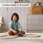 3x4 Washable Entryway Area Rug: Moroccan Small Runner Rug for Hallway Soft Modern Non Slip Door Mat with Rubber Backing Low Pile Thin Floor Carpet for Kitchen Bathroom Bedroom Indoor 3x4 Beige