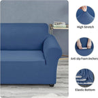 Joccun Stretch Loveseat Couch Cover, Water Repellent Sofa Slipcover for 2 Cushion Couch, Washable Furniture Protector Cover for Living Room